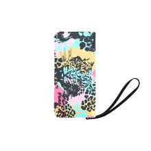 Load image into Gallery viewer, Traci K Luxury Designer Abstract Leopard Pattern Clutch Women's Clutch Purse (Model 1637)