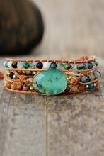 Load image into Gallery viewer, Natural Stone & Agate Layered Bracelet