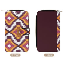 Load image into Gallery viewer, Traci K Designer Western Motif Leather Wallet Leather Wallet ( Brown)