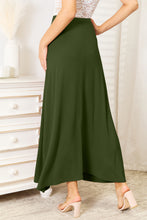Load image into Gallery viewer, Double Take Full Size Soft Rayon Drawstring Waist Maxi Skirt