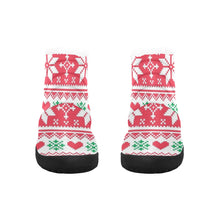 Load image into Gallery viewer, Traci K Designer HeartFlake Boots Women's Cotton-Padded Shoes (Model 19291)