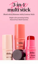 Load image into Gallery viewer, Clubday Water Jelly Makeup by Traci K Beauty Box 4pcs/set Contour Blush Stick Set for Cheeks, Face Makeup Beauty, Jelly Foundation, Eye Brightener, Pink Peach Cream Blush Kit