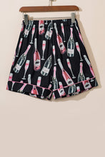 Load image into Gallery viewer, Champagne Print Short Sleeve Top and Shorts Set