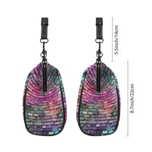 Load image into Gallery viewer, Traci K Signatured Colorful Brickwall KissLock Bag Kisslock Crossbody Shoulder Bag (Model 1752)