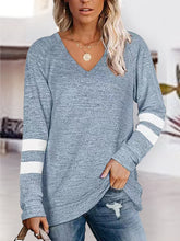 Load image into Gallery viewer, V-Neck Raglan Sleeve T-Shirt