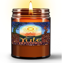 Load image into Gallery viewer, Yule Blessings Ritual Candle ( Zen Collection)