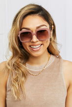 Load image into Gallery viewer, Traci K Collection Square Metal-Plastic Hybrid Temple Sunglasses
