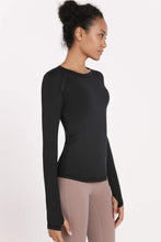 Load image into Gallery viewer, Quick-Dye Curved Hem Sports Top