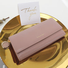 Load image into Gallery viewer, Women's hand holding wallet female long section multi-function wallet