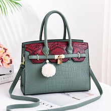 Load image into Gallery viewer, Traci K Collection( Pick Your Color) Birkin style handbag shoulder cross handbag handbags a generation w/ purse charm