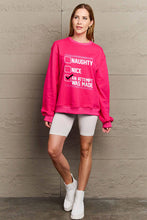 Load image into Gallery viewer, Simply Love Full Size Letter Graphic Long Sleeve Sweatshirt