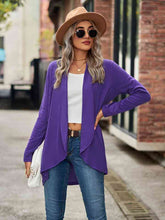 Load image into Gallery viewer, Open Front Long Sleeve Cardigan