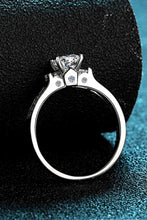 Load image into Gallery viewer, Lucky Charm Moissanite Rhodium-Plated Ring