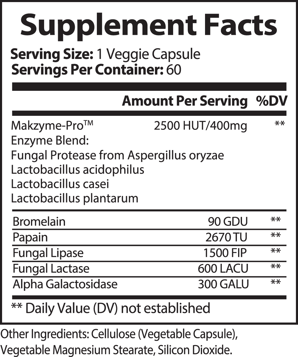 Self-Digestive Enzyme Pro Blend