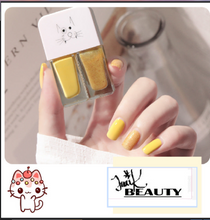 Load image into Gallery viewer, đ
Traci K Beauty Nail Polish New fast-drying Long shelf lasting double color sequin armor oil free toaster oil set make-up