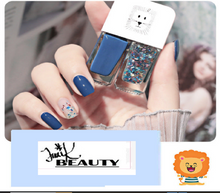 Load image into Gallery viewer, đ
Traci K Beauty Nail Polish New fast-drying Long shelf lasting double color sequin armor oil free toaster oil set make-up
