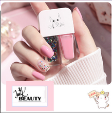 Load image into Gallery viewer, đ
Traci K Beauty Nail Polish New fast-drying Long shelf lasting double color sequin armor oil free toaster oil set make-up