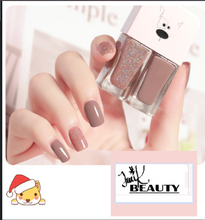 Load image into Gallery viewer, đ
Traci K Beauty Nail Polish New fast-drying Long shelf lasting double color sequin armor oil free toaster oil set make-up