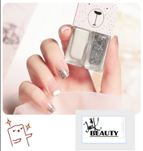 Load image into Gallery viewer, đ
Traci K Beauty Nail Polish New fast-drying Long shelf lasting double color sequin armor oil free toaster oil set make-up