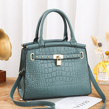 Load image into Gallery viewer, Crocodile Pattern Bag ( Pick Your Color) female fashion handbag shoulder diagonal crossbag cross-border HANDBAGS one generation