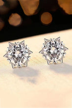Load image into Gallery viewer, Stuck On You 4 Carat Moissanite Stud Earrings
