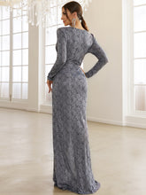 Load image into Gallery viewer, Snakeskin Print Glitter Twist Front Split Dress