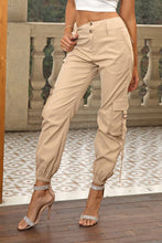 Load image into Gallery viewer, High Waist Cargo Pants