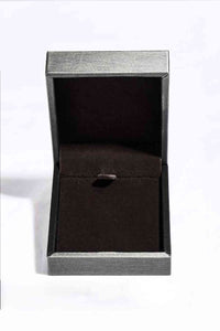 10 Carat Certifcate Included Moissanite Teardrop Pendant Platinum-Plated Necklace