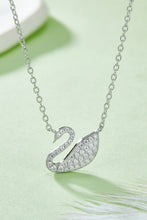 Load image into Gallery viewer, Moissanite Swan 925 Sterling Silver Necklace