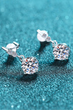 Load image into Gallery viewer, 1 Carat Moissanite Drop Earrings
