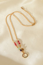 Load image into Gallery viewer, 18K Gold-Plated Hoop Pendant Necklace