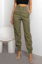 Load image into Gallery viewer, High Waist Cargo Pants