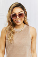 Load image into Gallery viewer, Traci K Collection Square Metal-Plastic Hybrid Temple Sunglasses