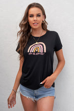 Load image into Gallery viewer, Women Graphic Round Neck Tee Shirt