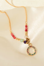 Load image into Gallery viewer, 18K Gold-Plated Hoop Pendant Necklace