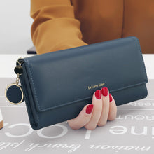 Load image into Gallery viewer, Women's hand holding wallet female long section multi-function wallet