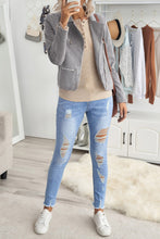 Load image into Gallery viewer, Zipper Detail Moto Jacket