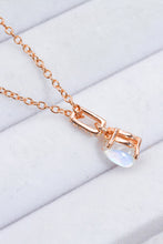 Load image into Gallery viewer, Moonstone Teardrop Pendant Necklace