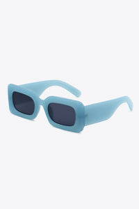 Traci K Collection Polycarbonate Frame Rectangle Sunglasses