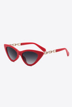 Load image into Gallery viewer, Traci K Collection Chain Detail Cat-Eye Sunglasses