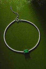 Load image into Gallery viewer, Adored 1 Carat Lab-Grown Emerald Bracelet