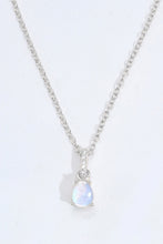 Load image into Gallery viewer, Moonstone Teardrop Pendant Necklace