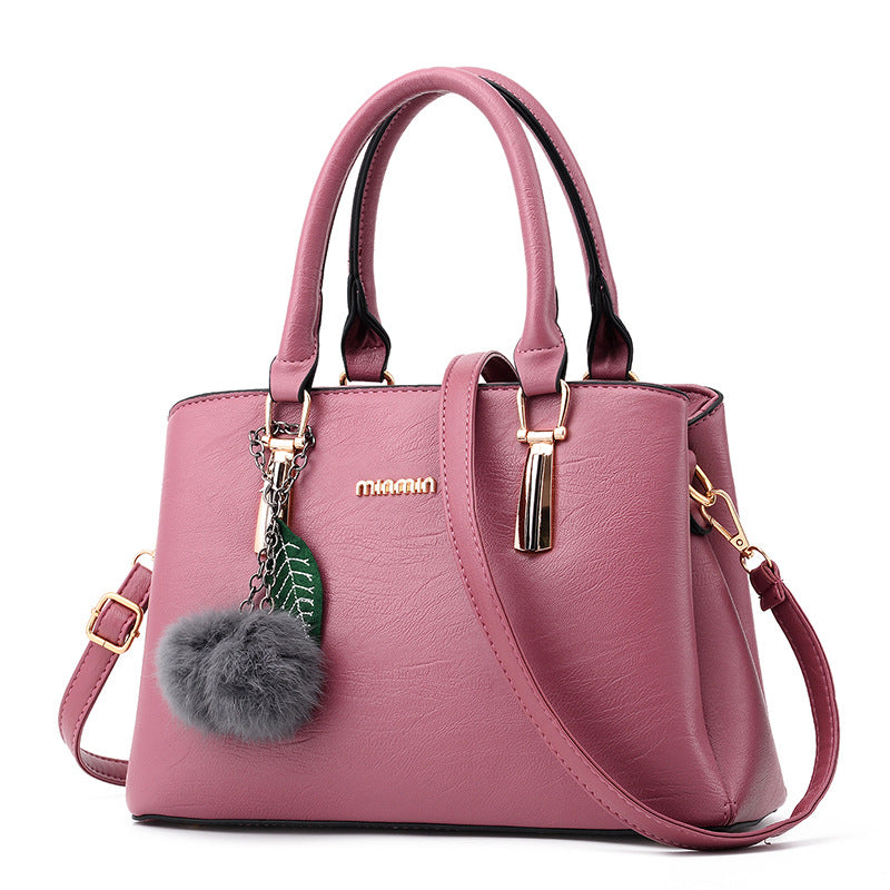 Women's bag new European and American fashion ladies hand to mention Messenger bag shoulder bag big bag ZD-88888