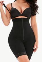 Load image into Gallery viewer, Full Size Lace Detail Zip-Up Under-Bust Shaping Bodysuit