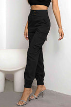 Load image into Gallery viewer, High Waist Cargo Pants