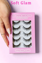 Load image into Gallery viewer, SO PINK BEAUTY Mink Eyelashes 5 Pairs