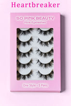 Load image into Gallery viewer, SO PINK BEAUTY Mink Eyelashes 5 Pairs
