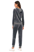 Load image into Gallery viewer, Zip-Up Hooded Jacket and Pants Set