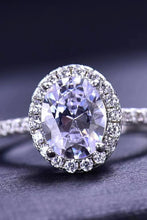 Load image into Gallery viewer, 2 Carat Moissanite 18k Platinum-Plated Ring