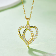 Load image into Gallery viewer, Moissanite 925 Sterling Silver Heart Shape Necklace
